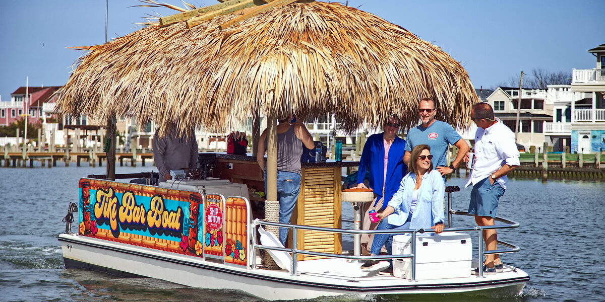 SBB Tiki Bar Boat of Long Beach Island